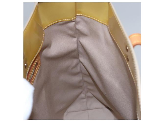LOUIS VUITTON Monogram Vernis Reade MM Borsa a Mano Beige M91141 LV Auth ep7589 - vista 19