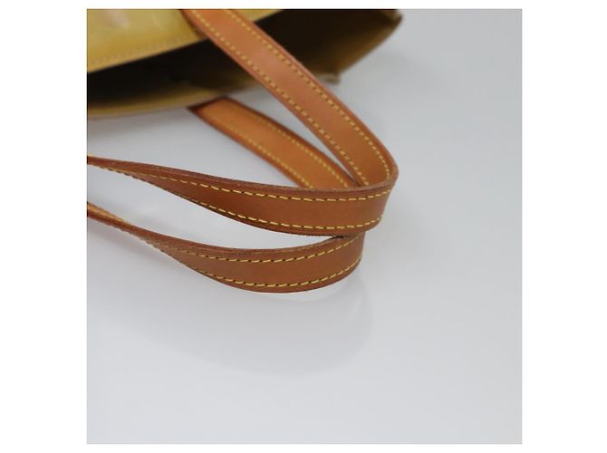 LOUIS VUITTON Monogram Vernis Reade MM Borsa a Mano Beige M91141 LV Auth ep7589 - vista 8