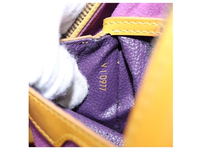 LOUIS VUITTON Epi Mabillon Zaino Giallo M52239 LV Auth MY025 - vista 12