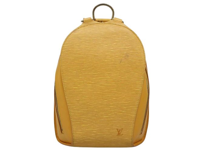 LOUIS VUITTON Epi Mabillon Zaino Giallo M52239 LV Auth MY025 - vista 13