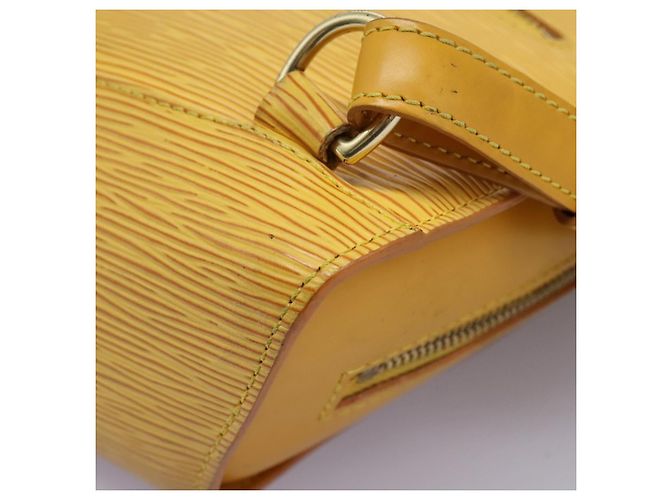 LOUIS VUITTON Epi Mabillon Zaino Giallo M52239 LV Auth MY025 - vista 19