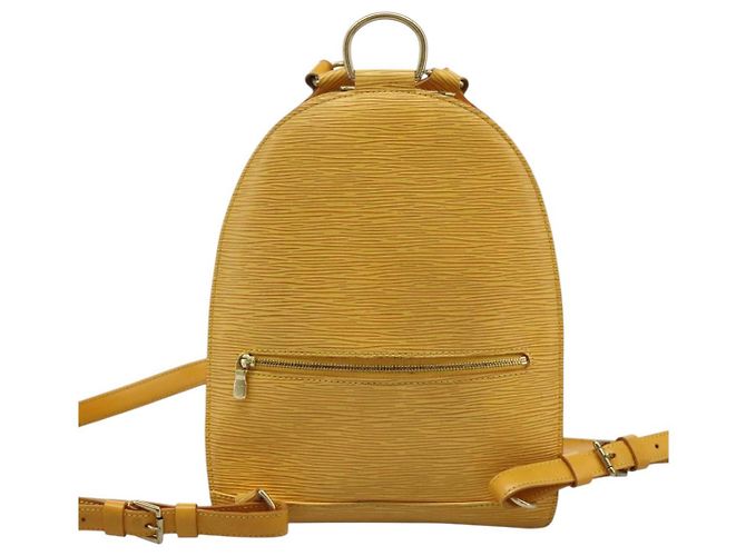 LOUIS VUITTON Epi Mabillon Zaino Giallo M52239 LV Auth MY025 - vista 2