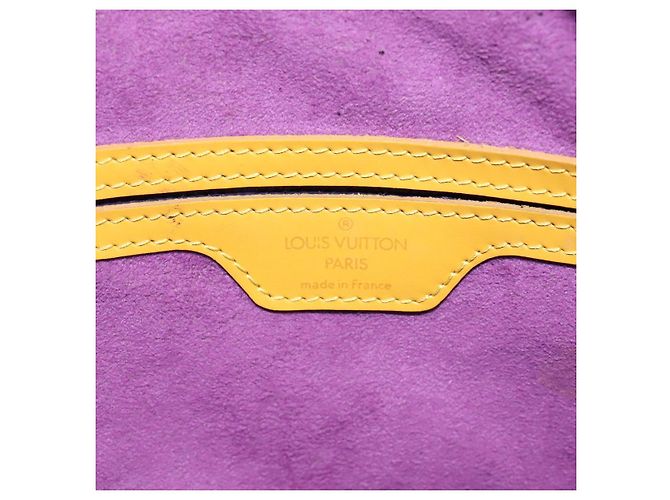 LOUIS VUITTON Epi Mabillon Zaino Giallo M52239 LV Auth MY025 - vista 21
