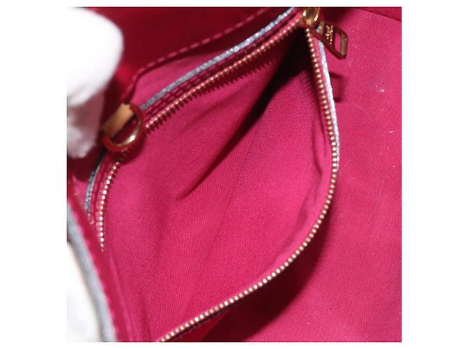 LOUIS VUITTON Borsa Catalina BB Monogram Vernis Rosa Andian M90016 LV Auth KD072 - vista 18