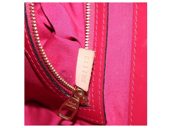 LOUIS VUITTON Borsa Catalina BB Monogram Vernis Rosa Andian M90016 LV Auth KD072 - vista 19
