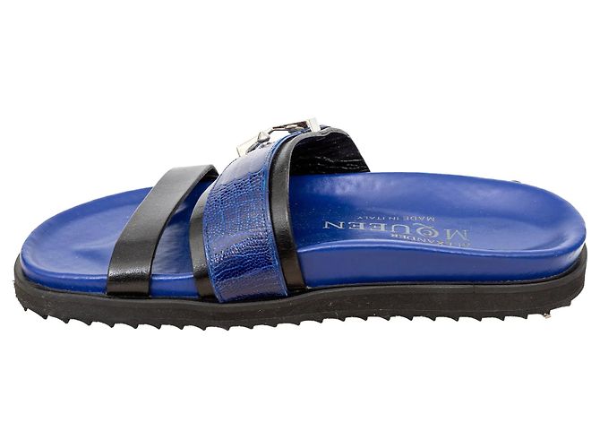 Sandali in rilievo Alexander McQueen Blu - vista 6