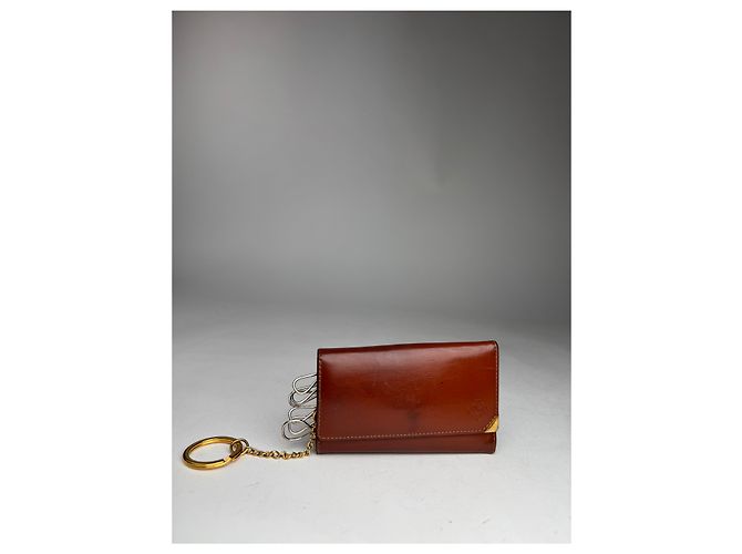 Portachiavi in pelle marrone Loewe Madrid vintage - vista 10