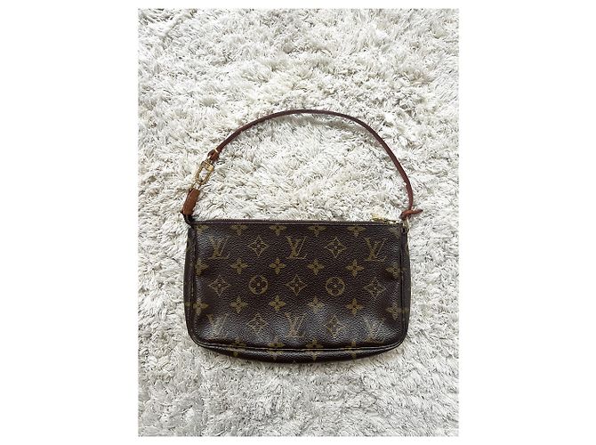 Pochette Accessori Louis Vuitton Monogram Marrone Monogramma - vista 2