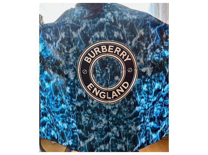 Burberry Seidenponcho Mehrfarbig Mehrfarben - Ansicht 10