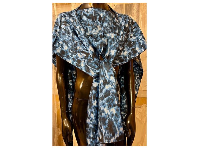 Burberry Seidenponcho Mehrfarbig Mehrfarben - Ansicht 2