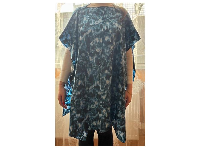 Burberry Seidenponcho Mehrfarbig Mehrfarben - Ansicht 3