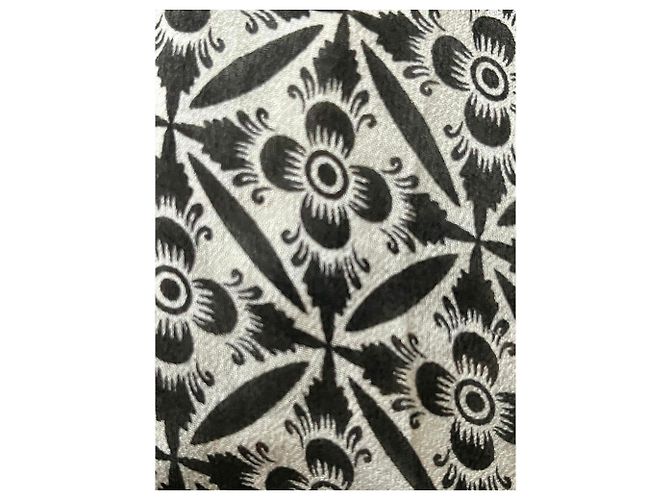 Diane Von Furstenberg DvF Layla Seidenkleid in Schwarz und Weiß - Ansicht 5