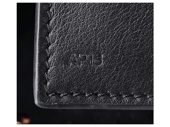 Borsa a mano Sophie Hulme Saddle Albion Box Tote in pelle nera - vista 16