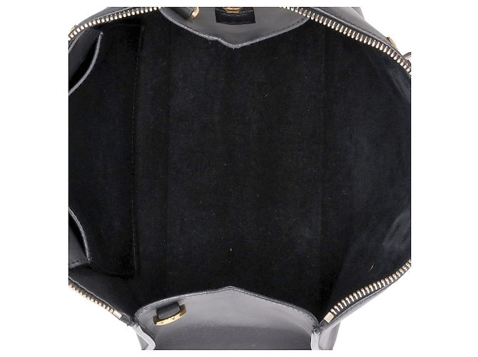 Borsa a mano Sophie Hulme Saddle Albion Box Tote in pelle nera - vista 4
