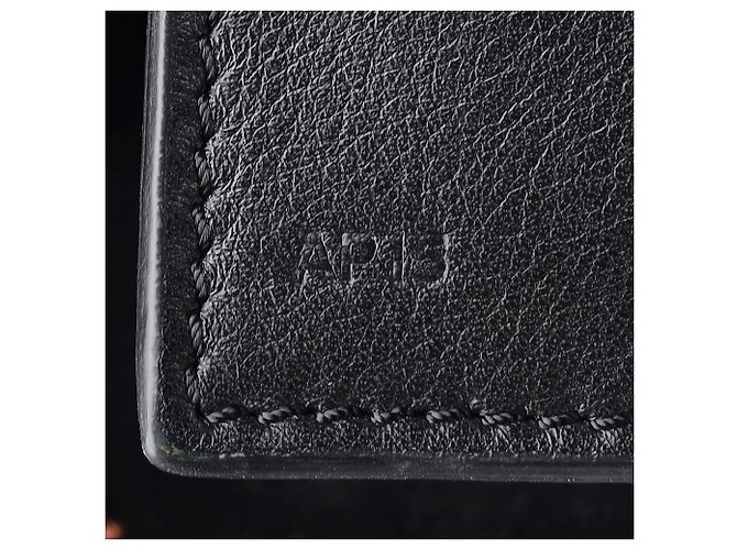 Borsa a mano Sophie Hulme Saddle Albion Box Tote in pelle nera - vista 8