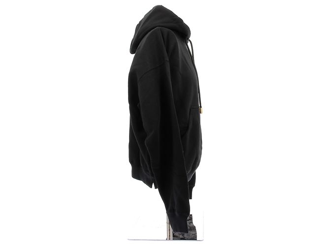 Off White OFF-WHITE Strickwaren & Sweatshirts T.International M Baumwolle Schwarz - Ansicht 3
