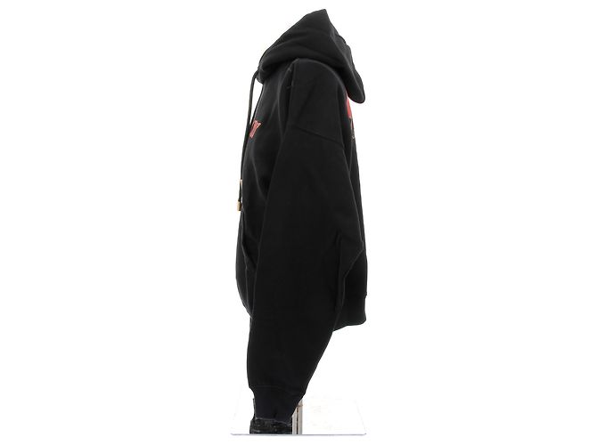Off White OFF-WHITE Strickwaren & Sweatshirts T.International M Baumwolle Schwarz - Ansicht 4