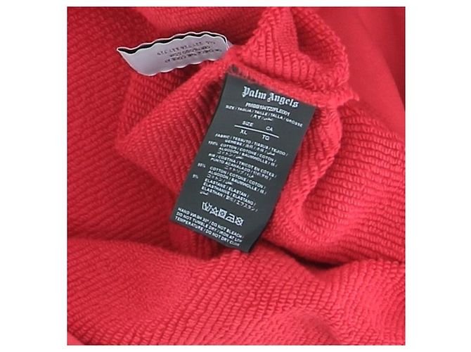 PALM ANGELS Strickwaren & Sweatshirts T.International XL Baumwolle Rot - Ansicht 7