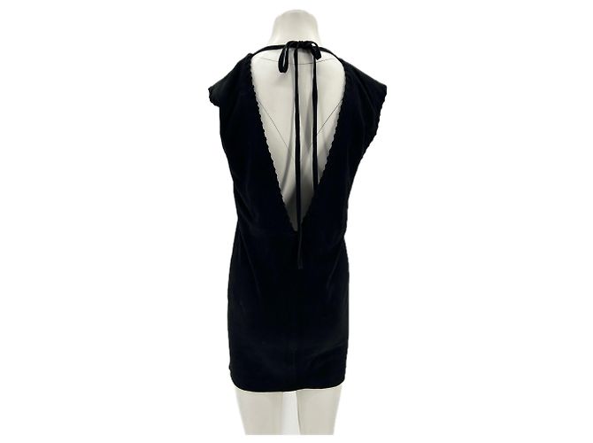 IRO Kleid T.FR 34 Leder Schwarz - Ansicht 2