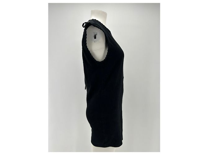 IRO Kleid T.FR 34 Leder Schwarz - Ansicht 3