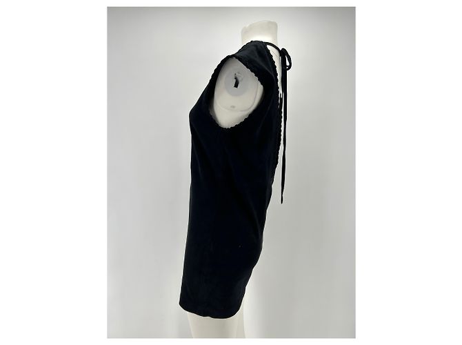 IRO Kleid T.FR 34 Leder Schwarz - Ansicht 4
