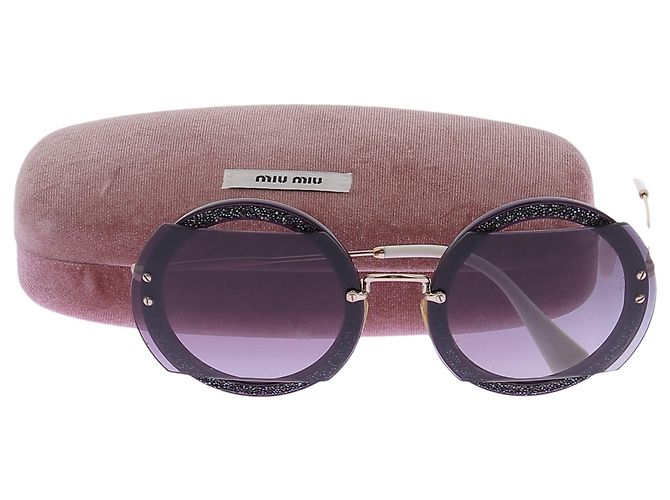 Occhiali MIU MIU T. Plastica Nero - vista 7