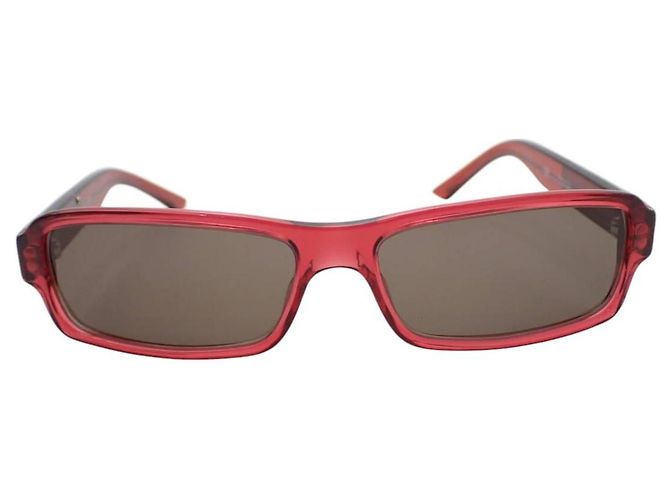 Occhiali da sole Christian Dior Sunstrass 2 con strass rosa e rosso. - vista 3