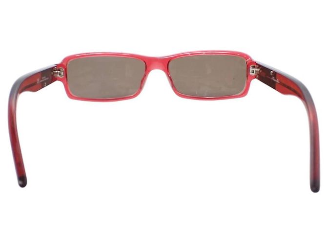 Occhiali da sole Christian Dior Sunstrass 2 con strass rosa e rosso. - vista 5