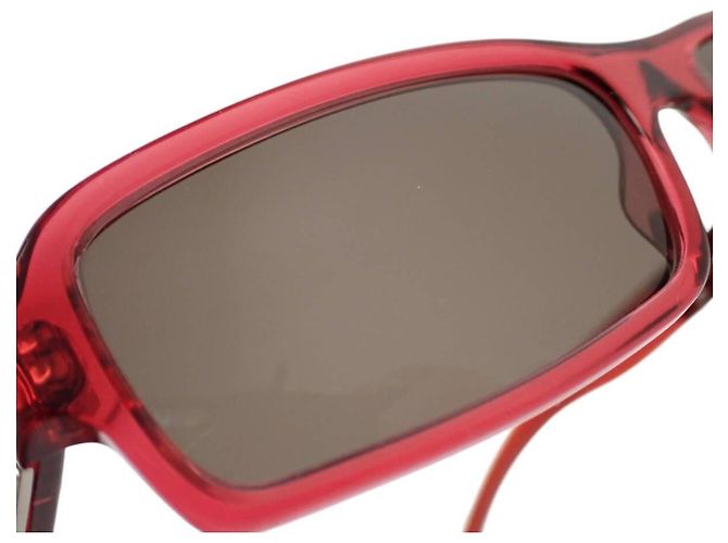 Occhiali da sole Christian Dior Sunstrass 2 con strass rosa e rosso. - vista 8