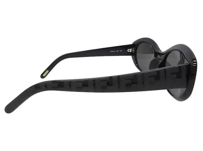 Occhiali da sole neri con logo monogramma Fendi FS 5147 Nero - vista 4