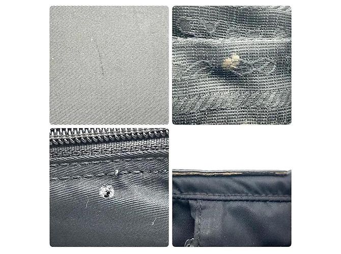 Borsa a tracolla incrociata in nylon nero con logo Prada Sport - vista 10