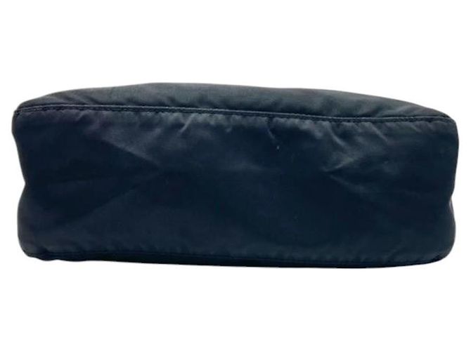 Borsa a tracolla incrociata in nylon nero con logo Prada Sport - vista 5