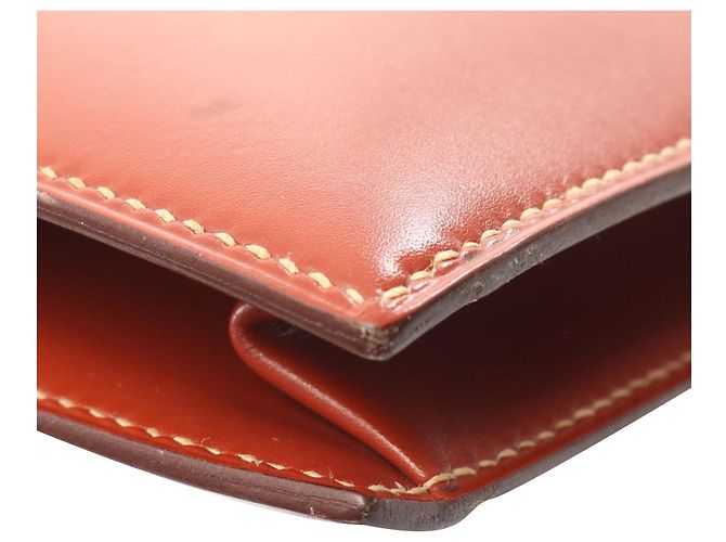 Clutch Lydie in vitello box marrone di Hermès - vista 11