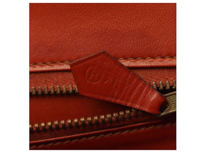 Clutch Lydie in vitello box marrone di Hermès - vista 6
