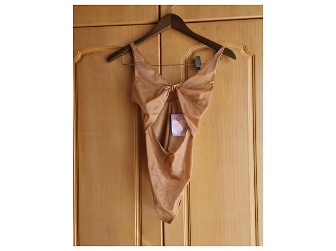 Fenty Savage x Fenty Cut Out Bodysuit Bronze - view 4