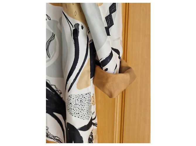 Autre Marque Blazer de seda Multicolor - vista 5