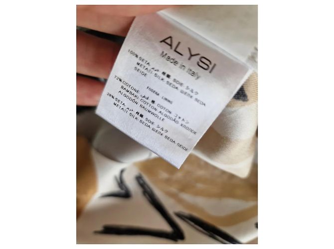 Autre Marque Blazer de seda Multicolor - vista 8