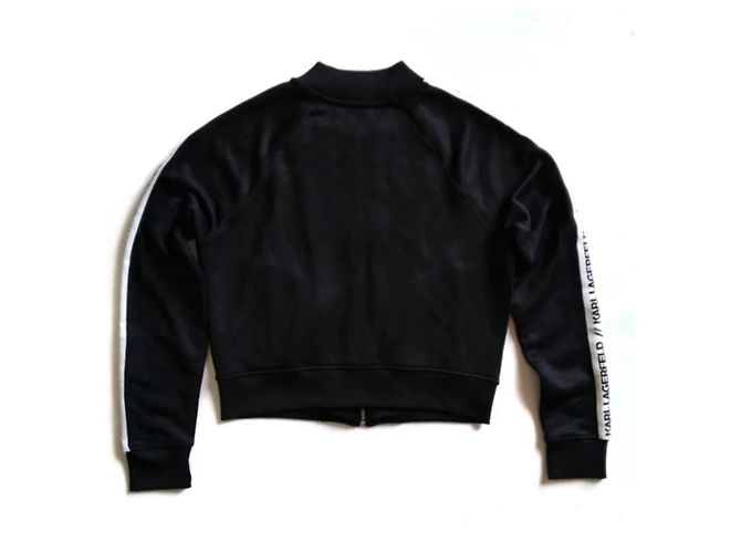 Giacca track Karl Lagerfeld nera Nero - vista 3