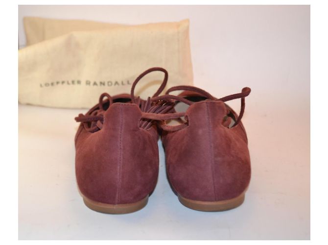 Loeffler Randall Ballerinas Wildleder bordeaux - Ansicht 3