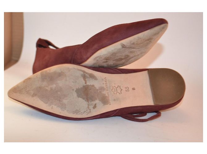 Loeffler Randall Ballerinas Wildleder bordeaux - Ansicht 4