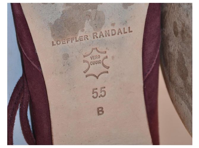 Loeffler Randall Ballerinas Wildleder bordeaux - Ansicht 5
