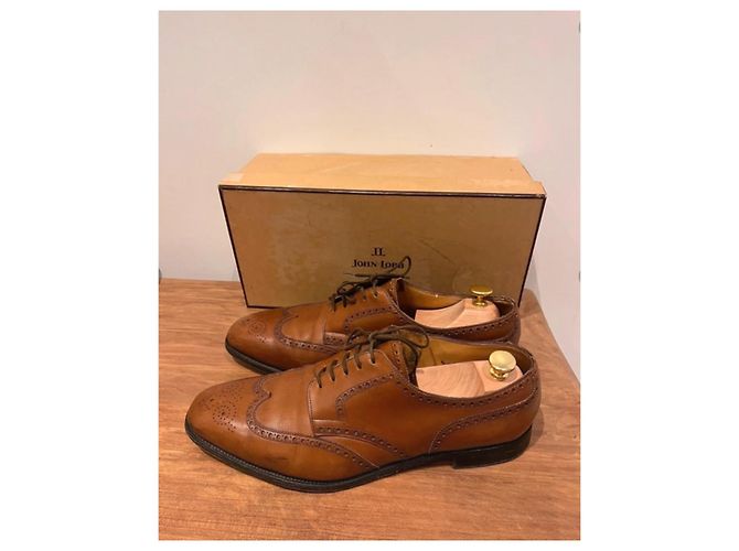 John Lobb Derbies Modèle Campbell Marron clair - vue 2