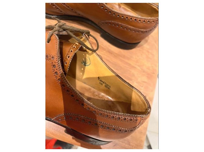 John Lobb Derbies Modèle Campbell Marron clair - vue 3