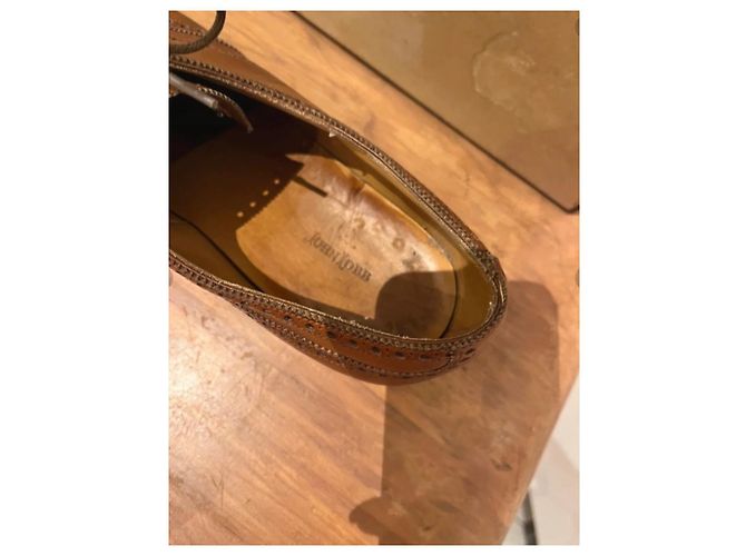 John Lobb Derbies Modèle Campbell Marron clair - vue 4