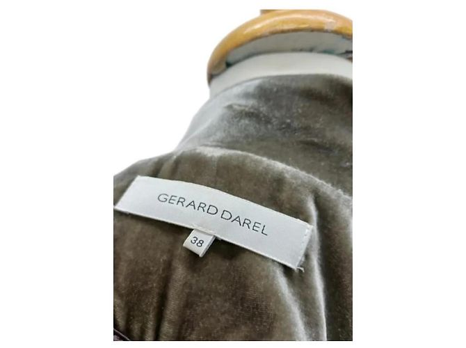 Gerard Darel Samtjacke Olivgrün - Ansicht 3