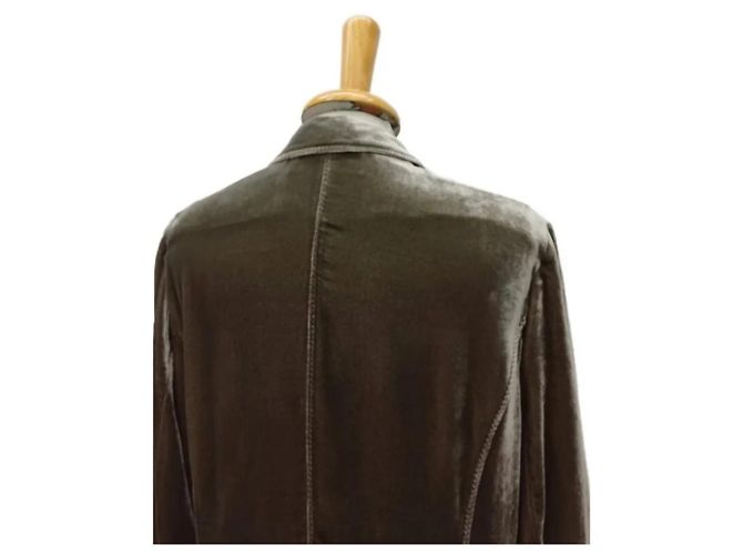 Gerard Darel Samtjacke Olivgrün - Ansicht 7