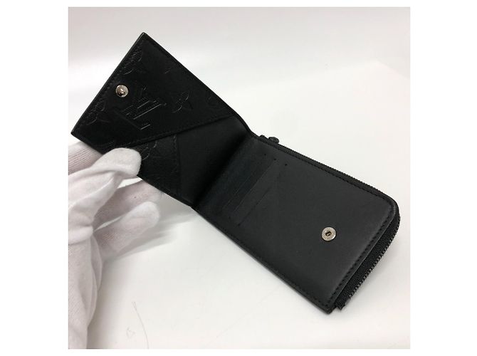 Portafoglio Monogram Shadow Louis Vuitton Nero - vista 5