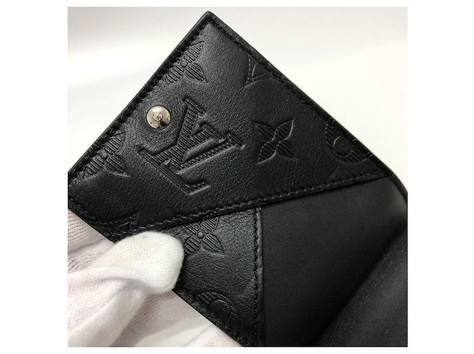 Portafoglio Monogram Shadow Louis Vuitton Nero - vista 6