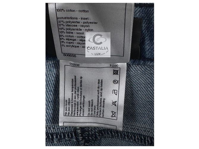 Chanel Nuevos Jeans Tartan Icon París / Edimburgo Azul - vista 12