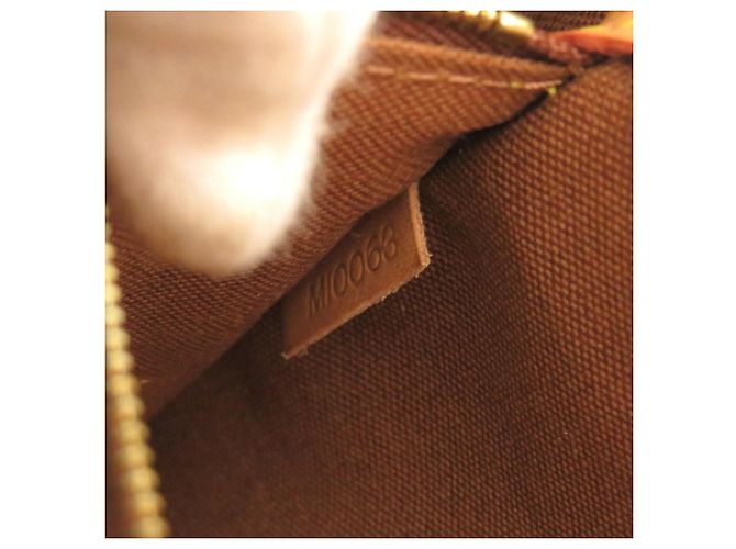 Bolsa de mão Mini Looping Monogram Louis Vuitton Marrom - vista 10